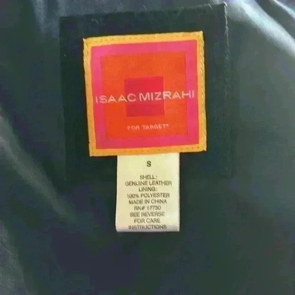 ISAAC Mizrahi blue leather appears to be a dark suede no sign of heavy wear - Picture 4 of 9